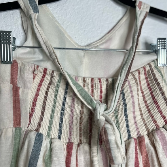 American Eagle Pastel Striped Halter Top Dress - Picture 7 of 8